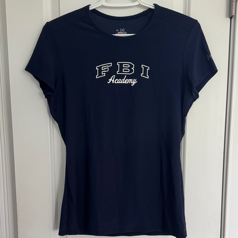 Under Armour Heat Gear🔥Women's Dark Blue FBI Academy Tee